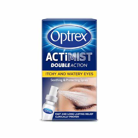Optrex ActiMist Double Action Spray Itchy Watery Eyes 10ml