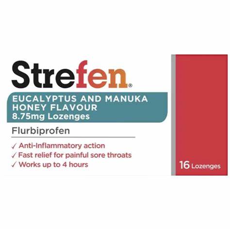 Strefen Eucalyptus and Manuka honey – 16 Lozenges