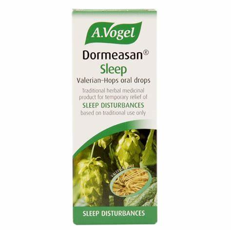 A.Vogel Dormeasan Sleep Valerian-Hops Oral Drops | Sleeping Aid | Extracts of Fresh Valerian Root 50ml