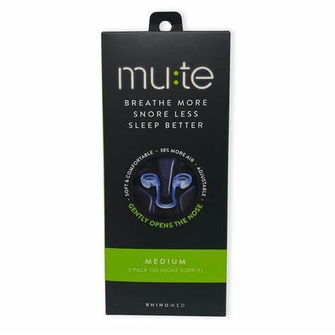 Mute Snore Less Sleep Better Nasal Dilator (3 Pack)