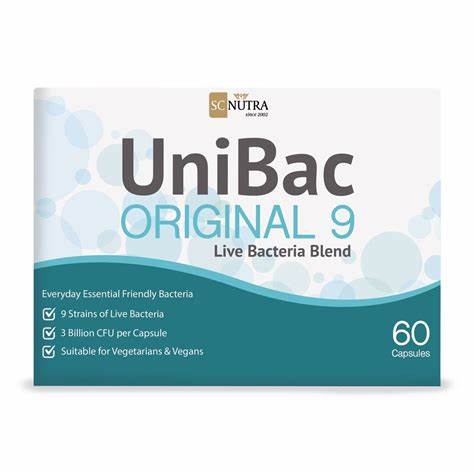 UniBac Original 9 Probiotics Live Unified Bacteria Blend