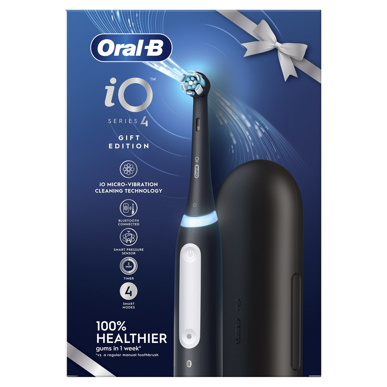 Oral B iO Series 4 Electric Toothbrush + Travel Case Black