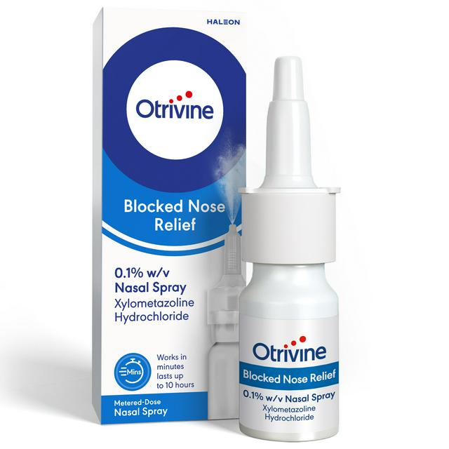 Otrivine Blocked Nose Relief Nasal Spray 10ml