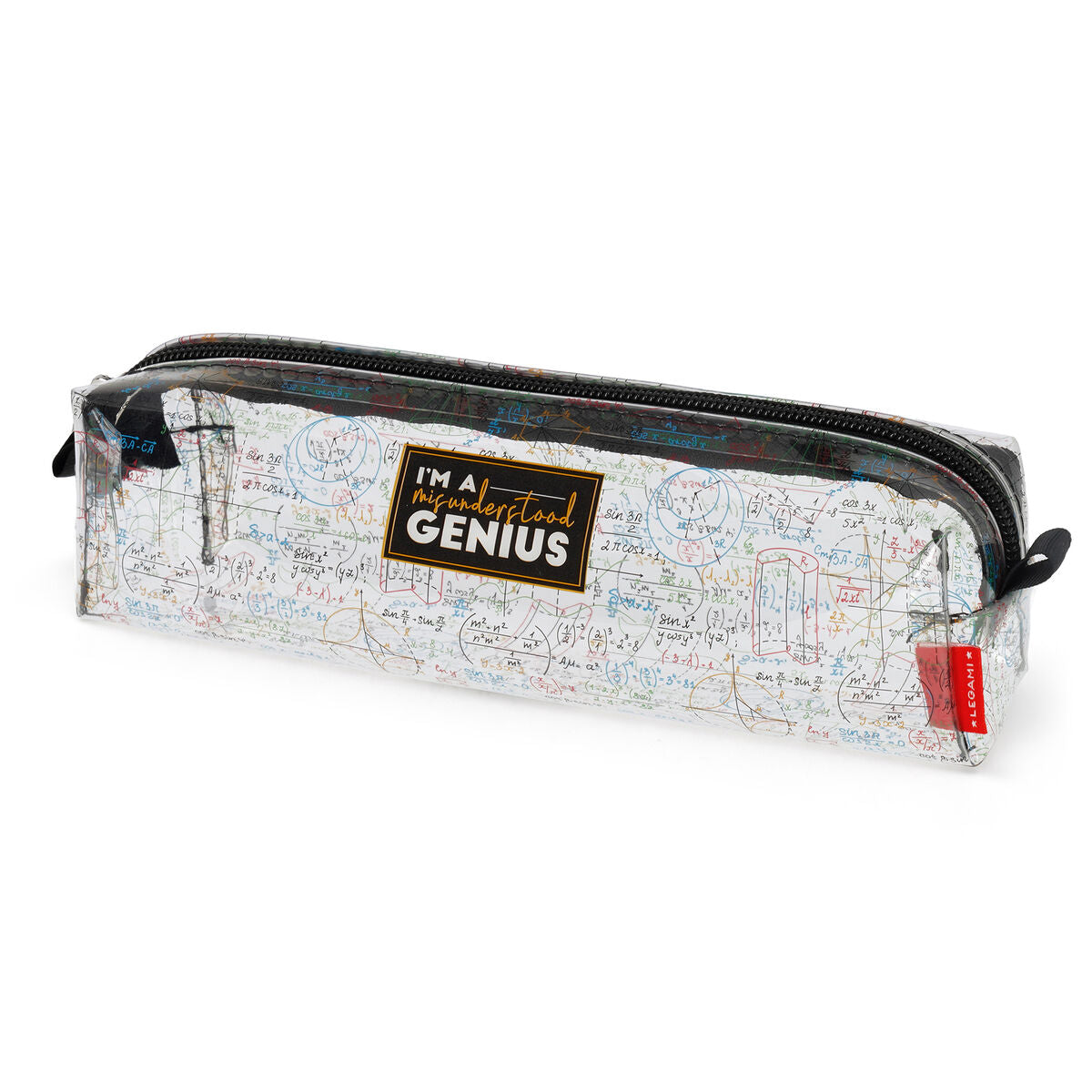 Legami Genius Soft Transparent Pencil Case