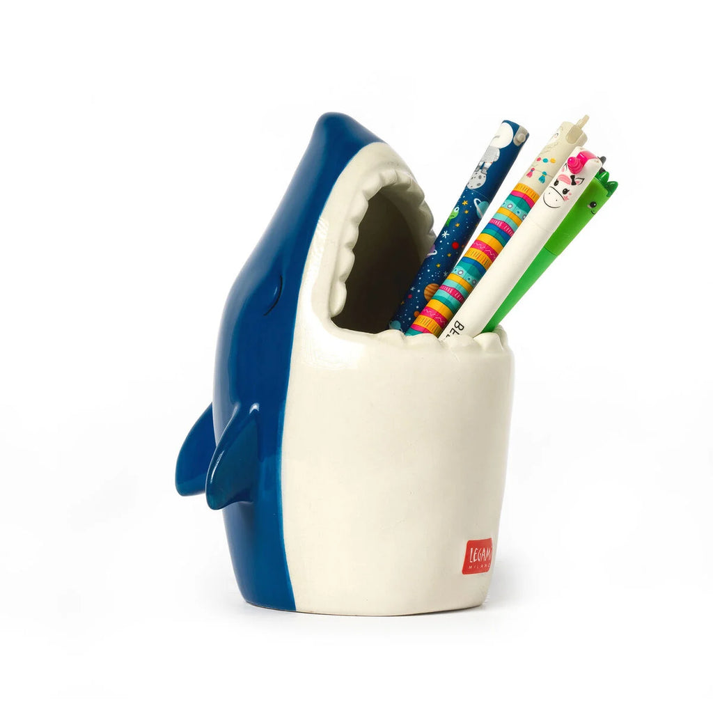 legami Shark Ceramic Pen Holder - Desk Friends