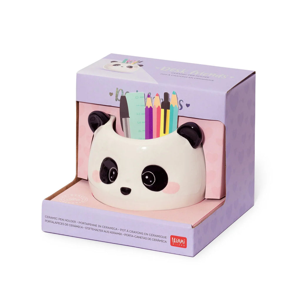 Legami Panda Ceramic Pen Holder - Desk Friends