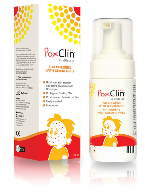 PoxClin Cool Mousse 100ml Chickenpox