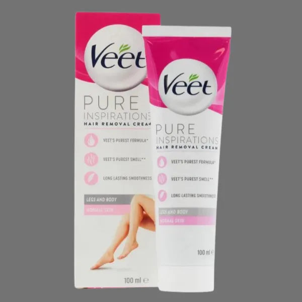 Veet Pure Inspirations Body & Legs Hair Removal Cream for Normal Skin 100 ml