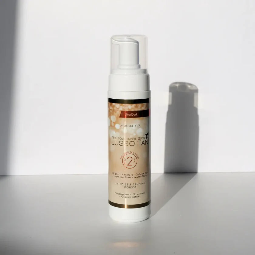 Lusso Tan Tinted Self Tanning Mousse 200ml