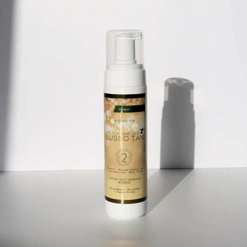 Lusso Tan Tinted Self Tanning Mousse 200ml