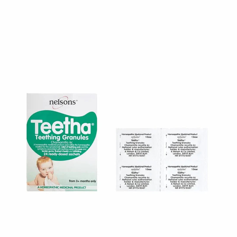 Nelsons Teetha® Teething Granules, 24 Sachets