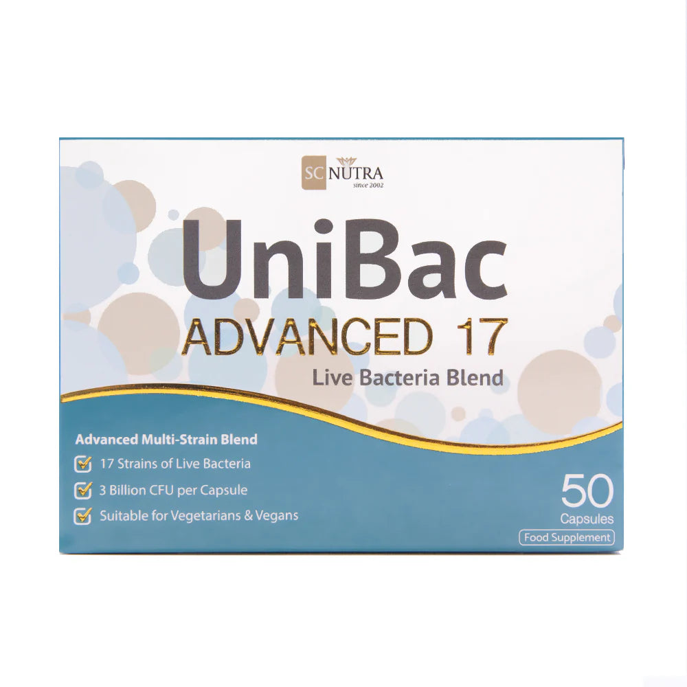 UniBac Advanced 17 Live Unified Bacteria Blend 50 caps