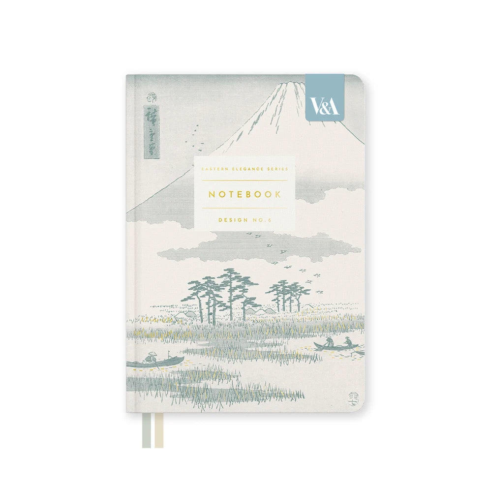 OHH DEER Eastern Elegance Mount Fuji B6 Fabric Hardback Notebook