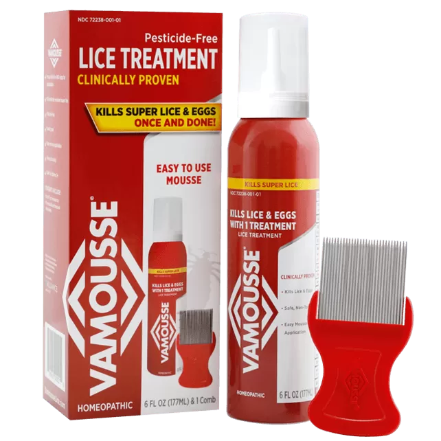 Vamousse Head Lice Treatment Mousse 160ml