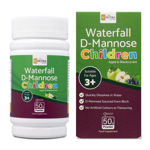 Waterfall D-Mannose Children Apple and Blackcurrant Powder (x50)