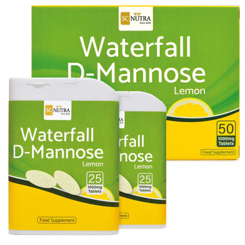 Waterfall D-Mannose Lemon Tablets (x50)