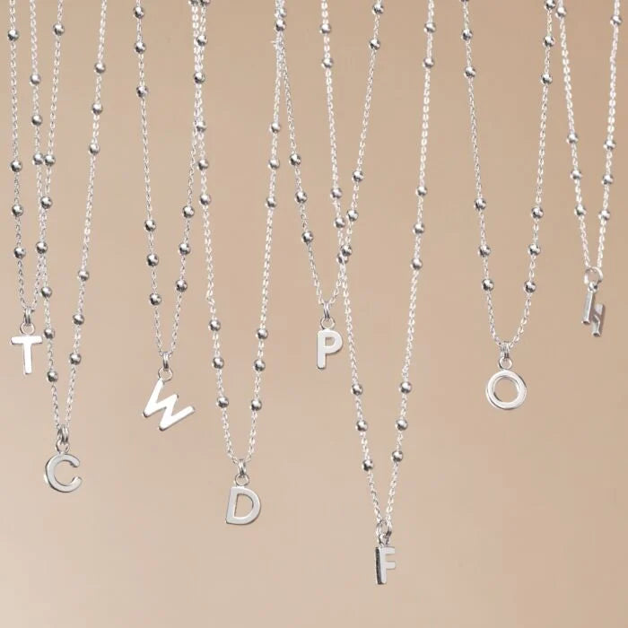 Joma A Little Alphabet Necklace in Silver Plating