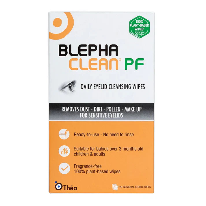 Blephaclean PF Eyelid Cleansing Wipes