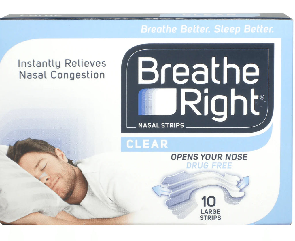 Breathe Right Nasal Strips Clear - 10