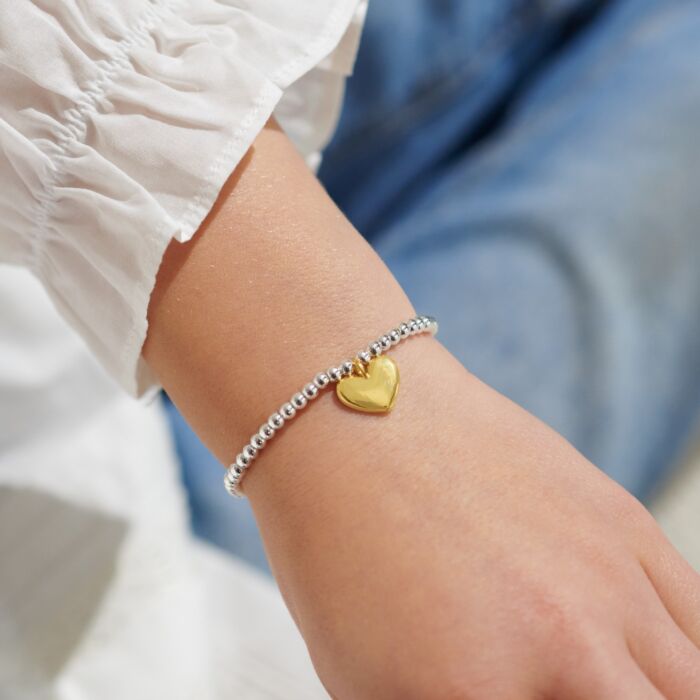 Joma Kids A Little 'Heart Of Gold' Bracelet in Silver Plating C494