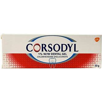 Corsodyl 1% w/w Dental Gel 50g