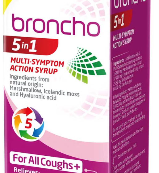 Broncho 5 in 1 Multi Symptom Action Syrup 120ml