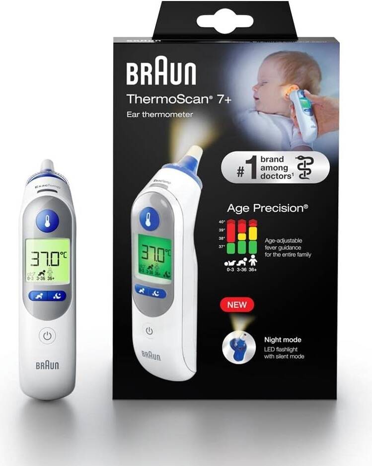 Braun Thermoscan 7 Ear Thermometer 6525WE