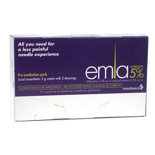 Emla 5% Cream 5g with 2 Dressing