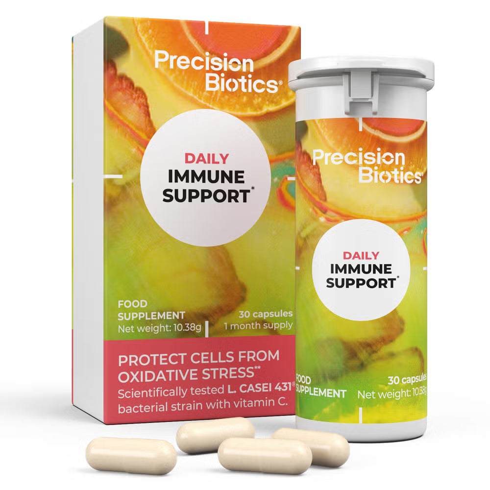 PrecisionBiotics® Daily Immune Support Gut and Immune Health Supplement - 30 Capsules
