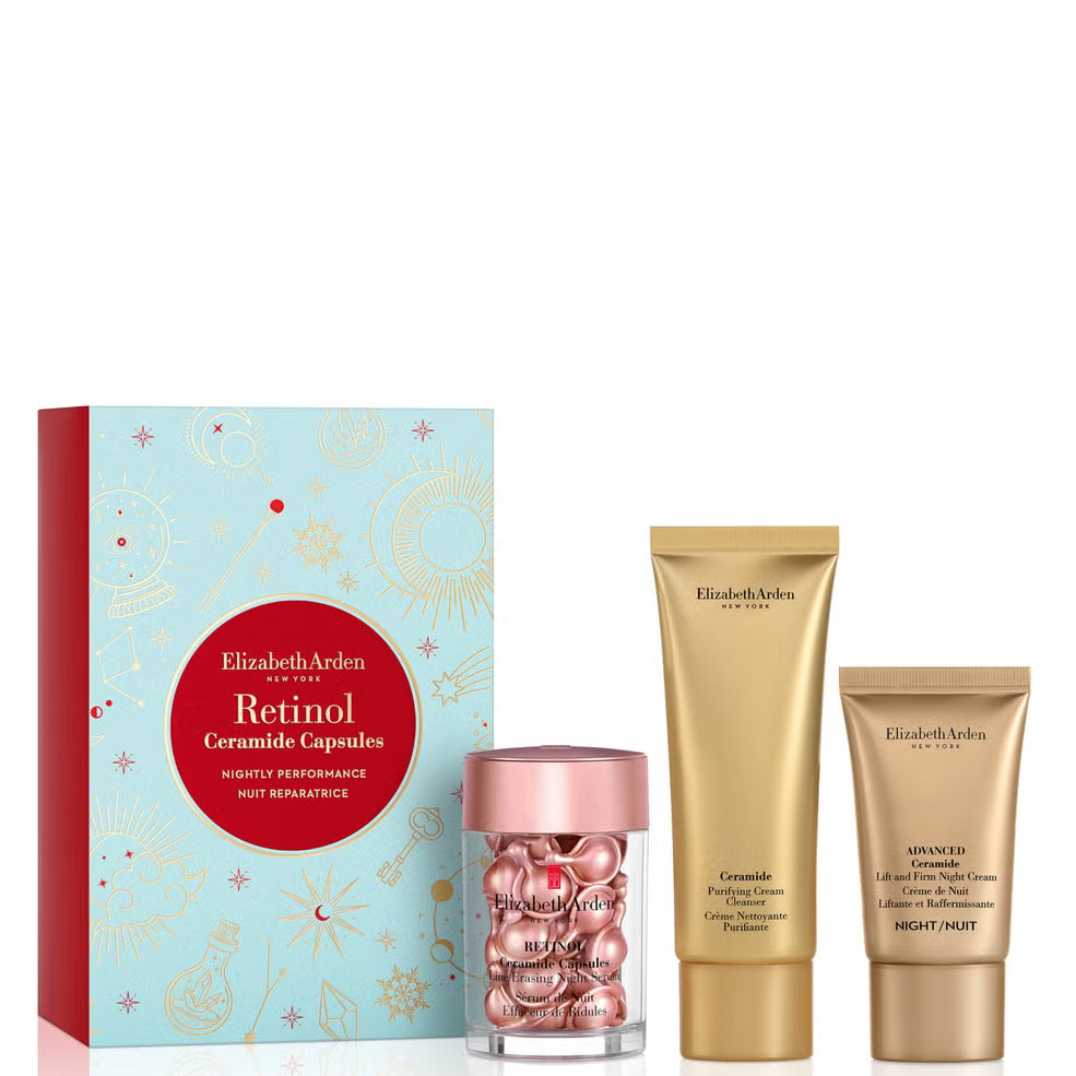 Elizabeth Arden Nightly Performance Retinol Ceramide 30 Capsules Set (Worth £77.00)