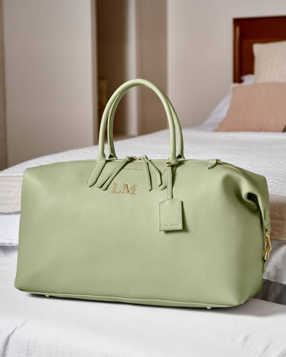 Katie Loxton Oxford Weekend Holdall in Soft Sage Soft Sage