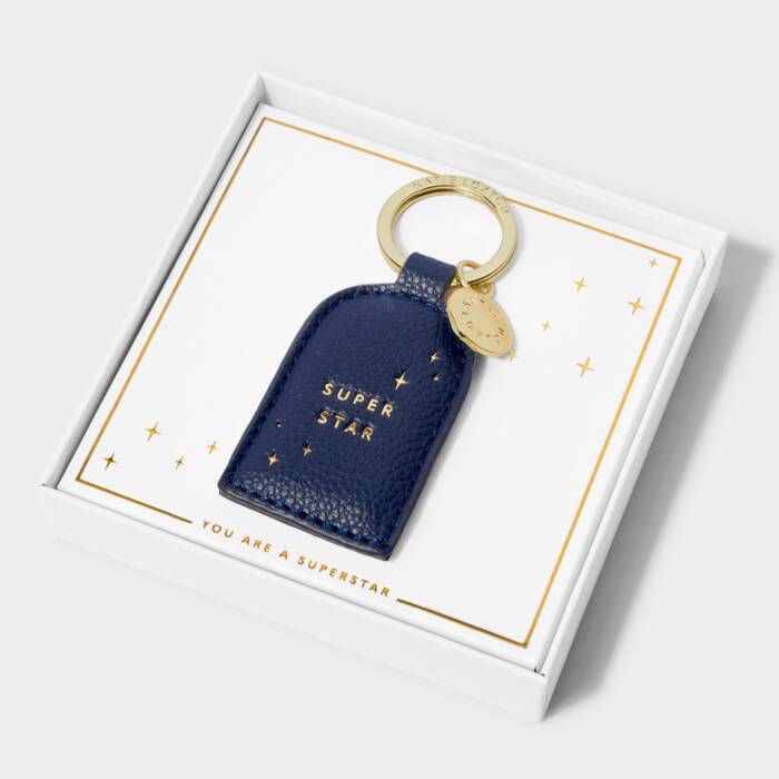 Katie Loxton Boxed Keyring 'Super Star'