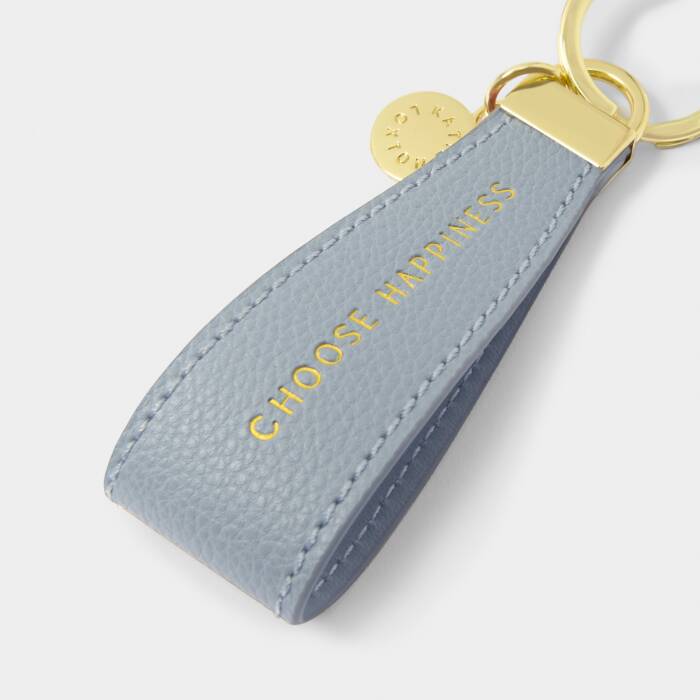 Katie Loxton Sentiment Loop Keyring 'Choose Happiness'