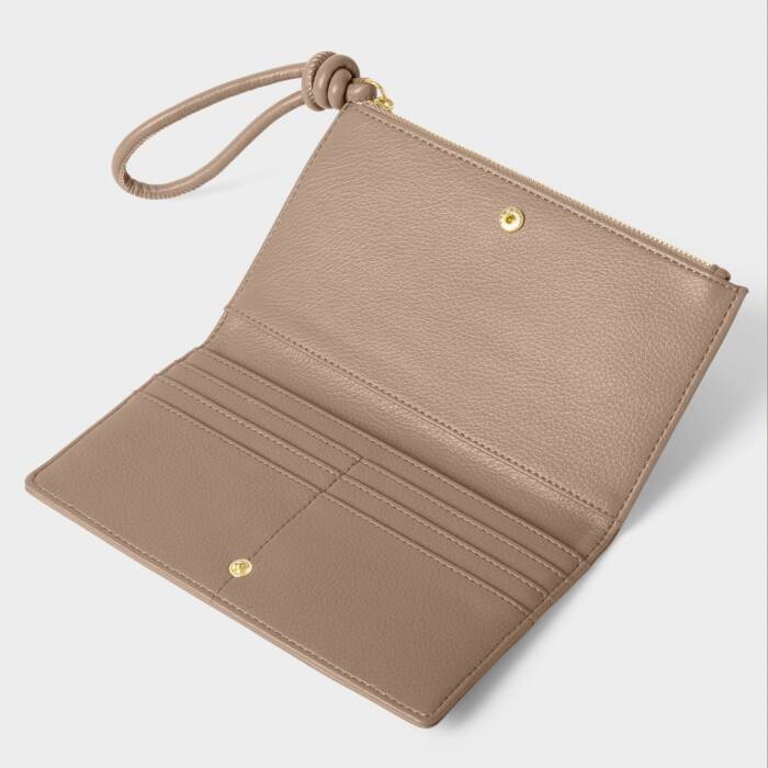 Katie Loxton Asha Fold-Out Wristlet Mocha