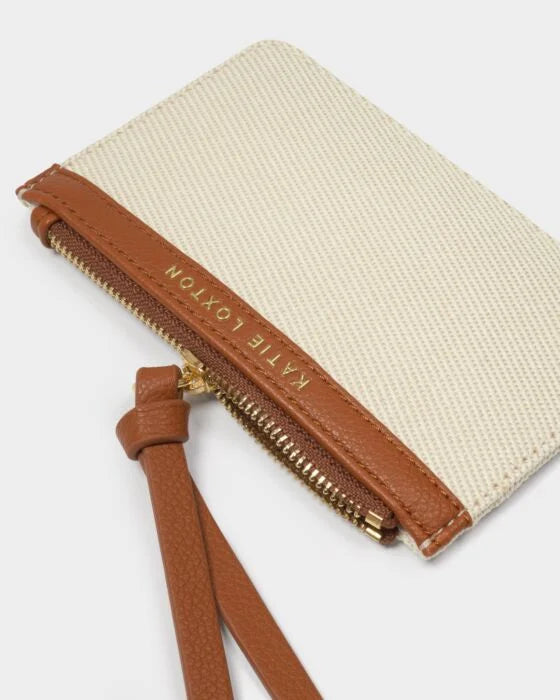 Hallie Canvas Coin & Card Holder