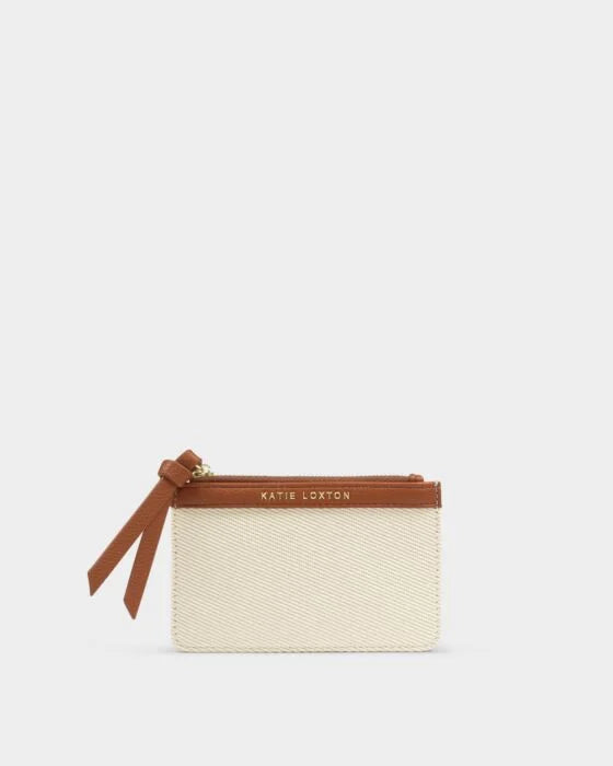 Hallie Canvas Coin & Card Holder