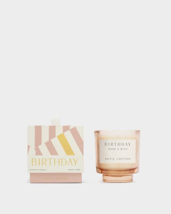 Katie Loxton Sentiment Candle 'Birthday'