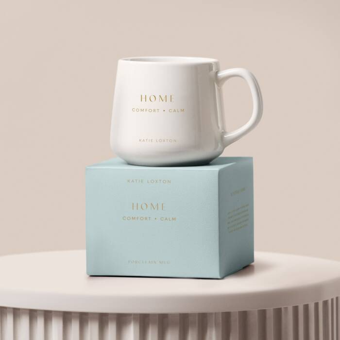 Katie Loxton Porcelain Mug 'Home'