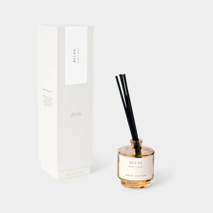 Katie Loxton Sentiment Reed Diffuser 'Relax'  Fresh Linen & White Lily