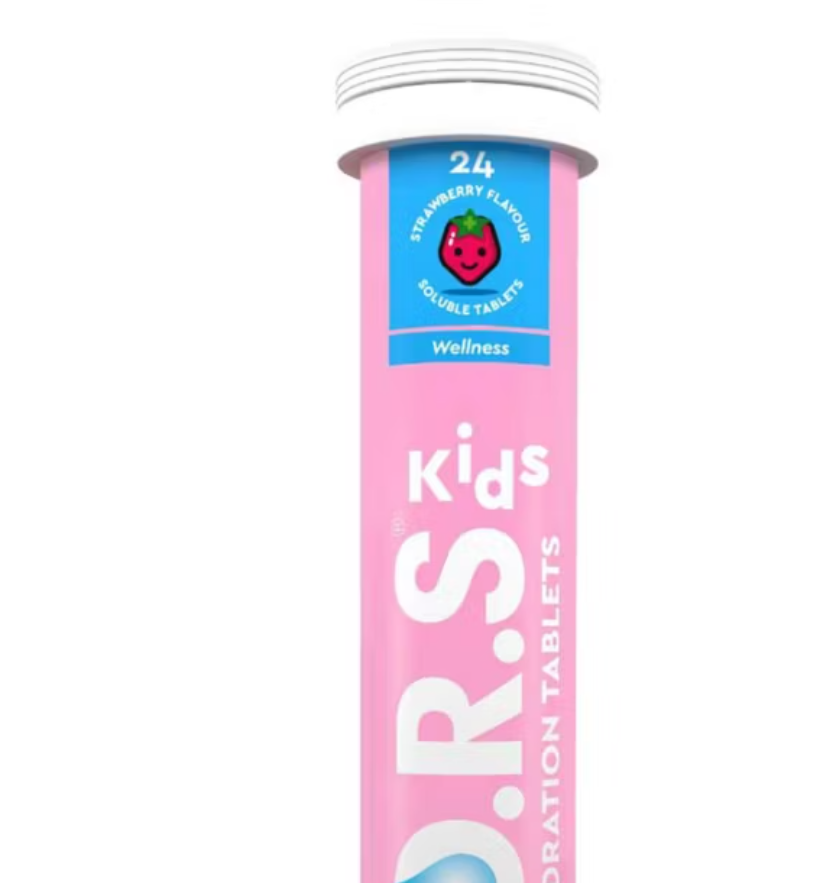 Oral Rehyration Solution Tablets Kids Strawberry Flavour 24s