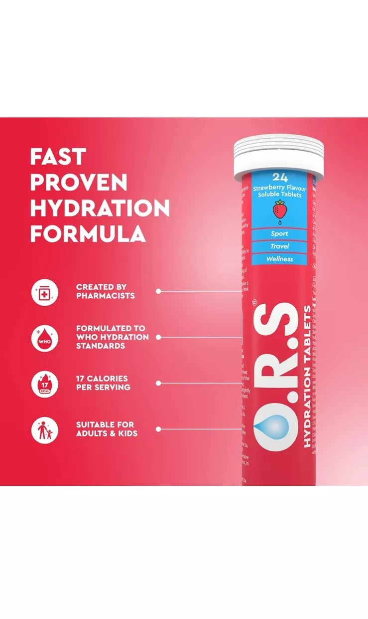 O.R.S Electrolyte Tablets 12s