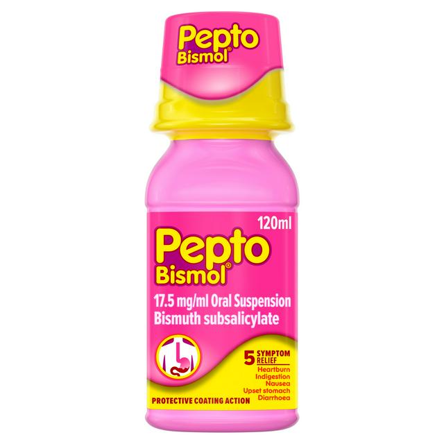 Pepto Bismol For 5 Symptom Stomach Relief