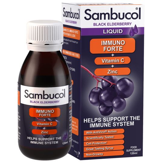 Sambucol Immune Support Immuno Forte Liquid (120ml)