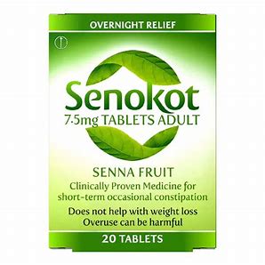 SENOKOT CONSTIPATION RELIEF TABS 20