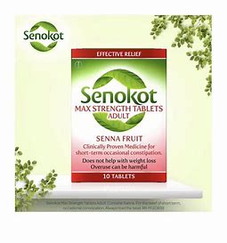 SENOKOT MAX STRENGTH TABS 10