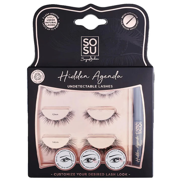 SOSU by SJ Hidden Agenda False Eyelashes 10-14mm