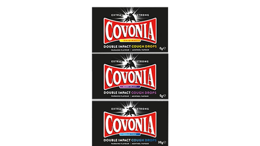 Covonia Double Impact Cough Drops - Strong