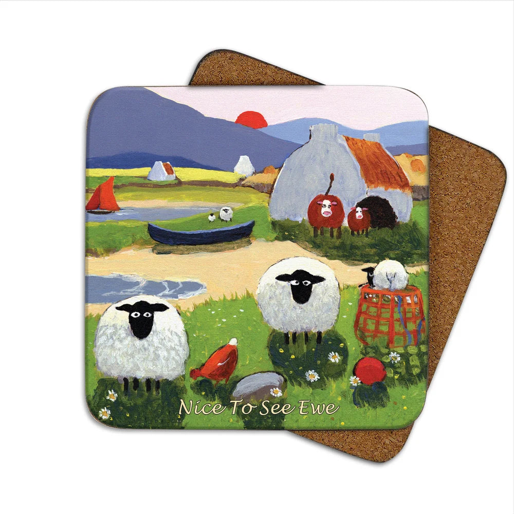 Thomas Joseph Nice To See Ewe Coaster