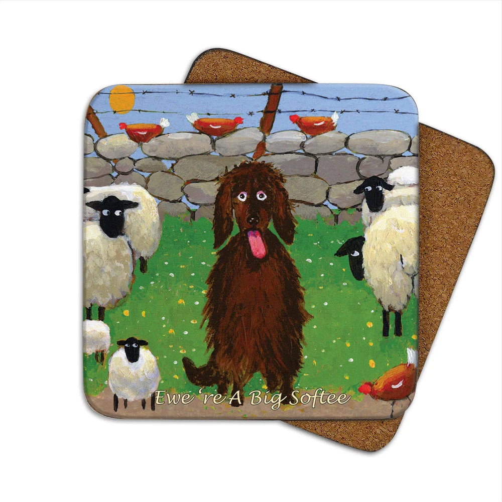 Thomas Jospeh Ewe're A Big Softee Coaster