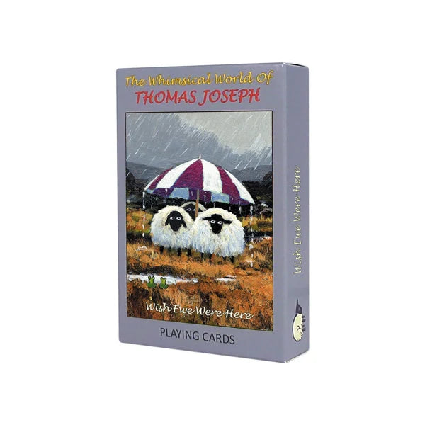 Thomas Joseph Wish Ewe Were Here Poker Playing Cards